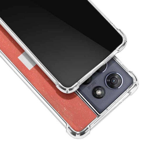 Switzerland Flag Distressed Moto G Stylus 5G (2025) Clear Case